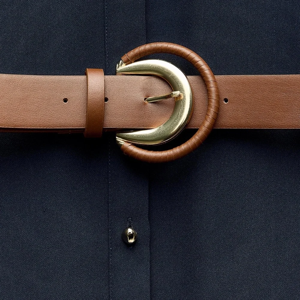 - ZARA BELTED SHIRTDRESS - Picture 4 of 6